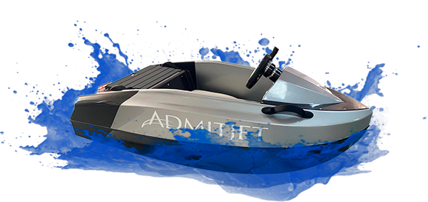 Boat Kart: AdmitJet Electric Jet Ski Aqua Go Kart