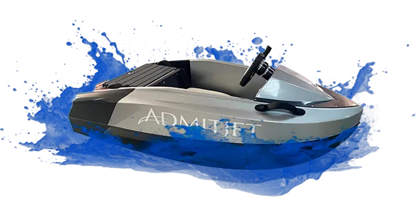 Boat Kart: AdmitJet Electric Jet Ski Aqua Go Kart