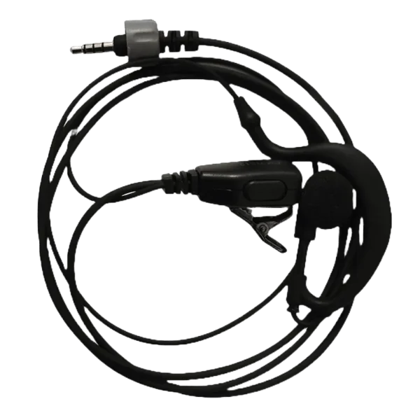 Headset with clip microphone